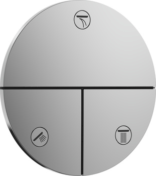 HG ShowerSelect Comfort S Zawór odcinający do 3 odbiorników, podtynkowy, Chrom