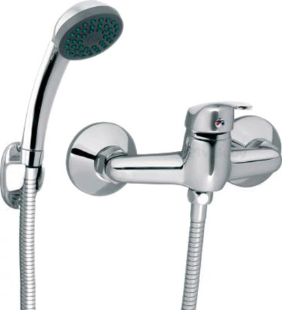 Bateria prysznicowa Ferro Primo Eco chrom srebrny BOP7EA +zestaw natryskowy