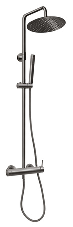 CIRICULUS zestaw natryskowy z deszczownią, gun metal