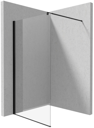 Ścianka prysznicowa / walk-in systemu Kerria Plus 110 cm nero KTS N31P