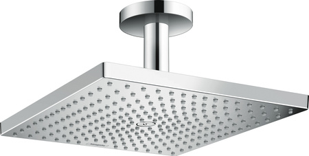 HG Raindance E Głowica prysznicowa 300 1jet EcoSmart z przyłączem sufitowym, Chrom