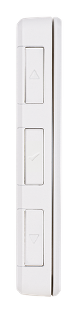 Internetowy, natynkowy regulator temperatury ZigBee, akumulatorowy, biały