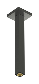 HG Przyłącze sufitowe E 30 cm, Czarny Chrom Szczotkowany