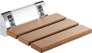 Siedzisko ścienne składane brązowy NIV 451P