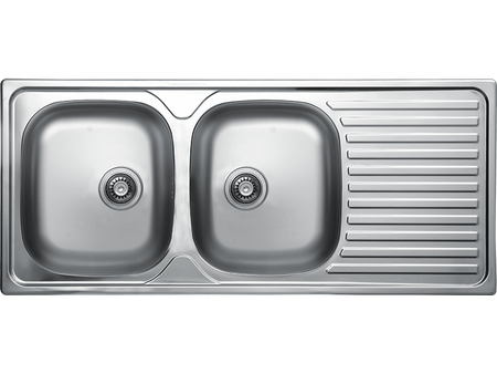 ORION zlewozmywak dwukomorowy z ociekaczem