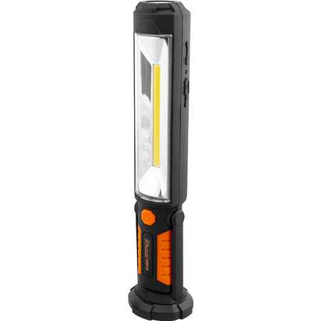 LAMPA AKU. DŁUGA 5W + 5 LED UCHYLNA MAGNETYCZNA PODSTAWA