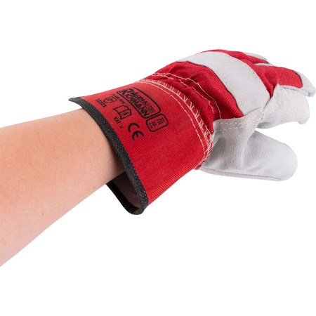 RĘKAWICE ROBOCZE SKÓRA BYDLĘCA ROZM. 10,5' (SLI-7203)