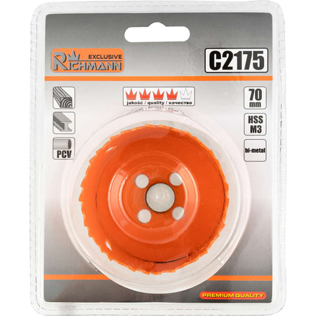 OTWORNICA BIMETAL  70  MM