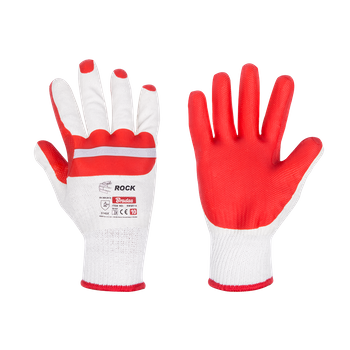 Rękawice ochronne ROCK, guma, rozmiar 9, blister