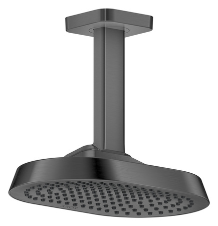 AX ShowerSphere Głowica prysznicowa 250/160 1jet z przyłączem sufitowym, Czarny Chrom Szczotkowany