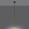 Lampa Wisząca PASTELO 1 złoty połysk