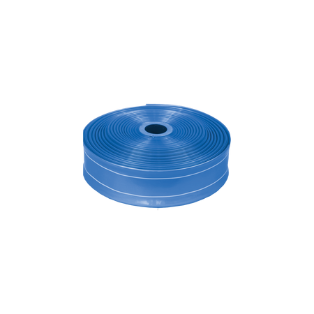 Wąż tłoczny szary / niebieski 1" - 50 m eco