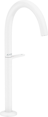 AX One Bateria umywalkowa Select 260 do umywalek nablatowych z kompletem odpływowym Push-Open, Biały Matowy