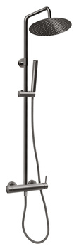 CIRICULUS zestaw natryskowy z deszczownią, gun metal