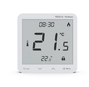 Przewodowy regulator temperatury Sinum R-S3 biały