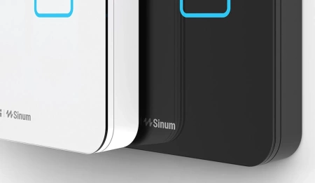 Dwupolowy bezprzewodowy dotykowy szklany włącznik z regulatorem temperatury WSR-02