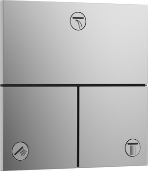 HG ShowerSelect Comfort E Zawór odcinający do 3 odbiorników, podtynkowy, Chrom