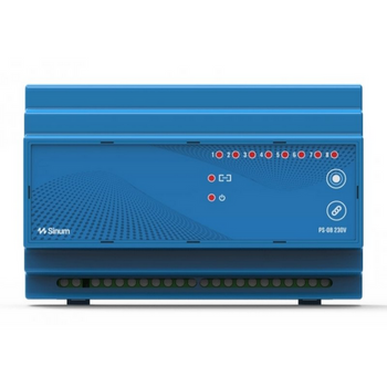 Moduł przekaźnika na szynę DIN PS-08 230 niebieski