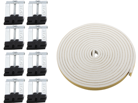 Komplet mocujący do montażu zlewów wpuszczanych stalowych