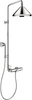 AX Showers/Front Komplet prysznicowy 240 2jet z termostatem, Chrom