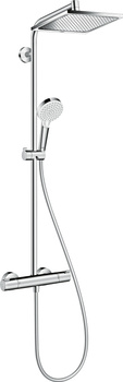 HG Crometta E Komplet prysznicowy 240 1jet EcoSmart z termostatem, Chrom