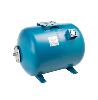 Zbiornik przeponowy 100 L poziomy z manometrem