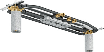 AX ShowerSolutions Zestaw podstawowy do głowicy ShowerHeaven 1200/300 4jet z oświetleniem, sufitowy