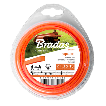Żyłka TRIMMER, kwadrat, blister