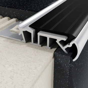 EXCELLENT Profil ZA schodowy 10 mm, długość 300 cm aluminiowy, surowy aluminium surowe LIPBSB.300