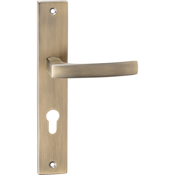 ASTER klamka na szyldzie długim na wkładkę