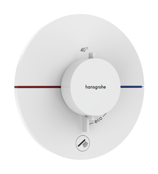 HG ShowerSelect Comfort S Bateria termostatyczna do 1 odbiornika z dodatkowym wyjściem, podtynkowa, Biały Matowy
