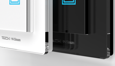 Dwupolowy przewodowy dotykowy doramkowy szklany włącznik rolet FZ-02m