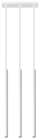 Lampa wisząca PASTELO 3 biała