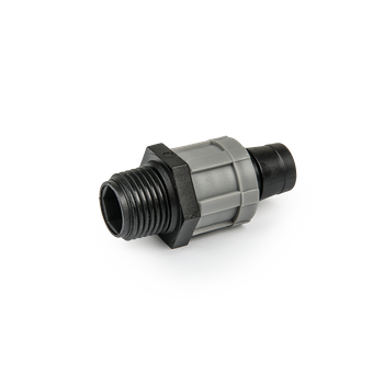 Łącznik do taśmy kroplującej, gwint zewnętrzny 1/2"
