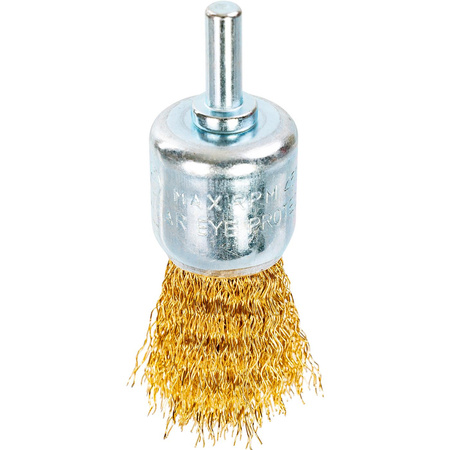 SZCZOTKA DO WIERT. PĘDZELKOWA 25 MM MOSIĄDZOWANA