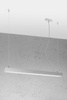 Lampa wisząca PINNE 90 szara 4000K
