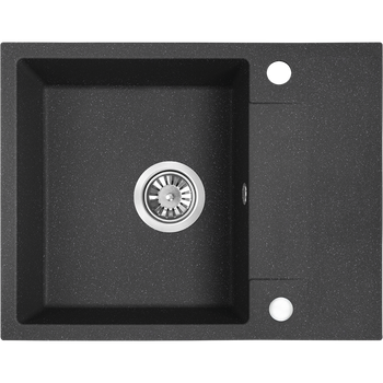 RAB zlewozmywak granitowy 1-komorowy z półociekaczem