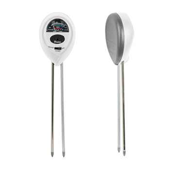 WHITE LINE miernik kwasowości i wilgotności gleby, 3 funkcyjny - OVAL