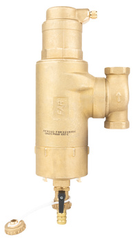 Separator powietrza i zanieczyszczeń FAR 321, z odpowietrznikiem automatycznym, ruchome przyłącza Rp3/4''