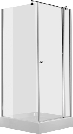 Kabina prysznicowa kwadratowa 90 cm chrom KTI 043P