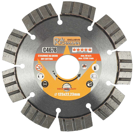TARCZA DIAM. DO BETONU ZBROJONEGO 125 MM