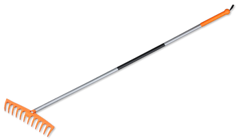 TQ Grabie proste, 12 zębów, trzonek stalowy