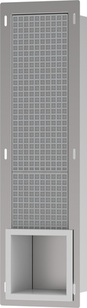 HG XtraStoris Original Wnęka ścienna na zapas 6 rolek papieru toaletowego, Biały Matowy