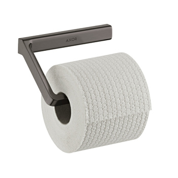 AX Universal Softsquare Uchwyt na papier toaletowy, Czarny Chrom Szczotkowany