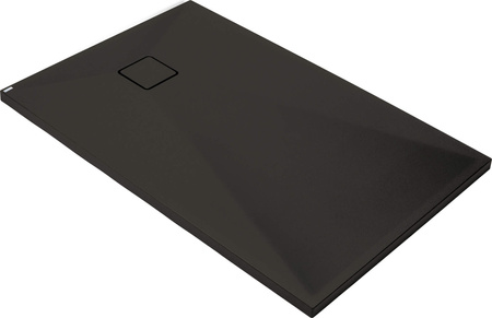Brodzik granitowy prostokątny 140x90 cm nero KQR N47B