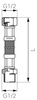 Wąż przyłączeniowy L-80 cm 1-2" GW-GZ z uszczelką
