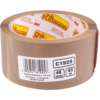 TAŚMA PAKOWA BRĄZOWA 48MMx60M