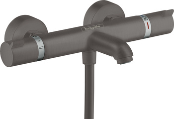 HG Ecostat Comfort Bateria wannowa, termostatyczna, natynkowa, Czarny Chrom Szczotkowany