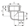 Kolanko przejściowe do wlutowania GW 15 x 3-4"