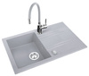 VITTO VERDELINE bateria wannowa, bez zestawu natryskowego, gun metal
